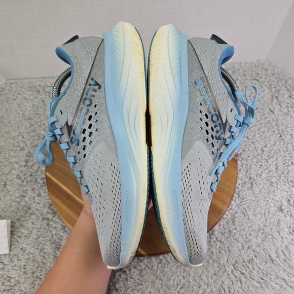 Saucony Ride 17 Cloud Breeze Athletic Gym Running Shoes Womens 9.5 S10924-118 - Picture 8 of 13